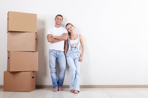 Office removals planning in Richmond with business equipment and furniture