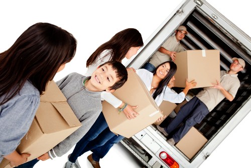 House removalists loading furniture for a Richmond home move