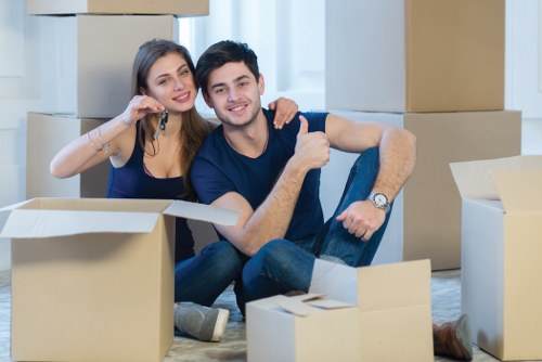 Professional removal team helping with a Richmond house move