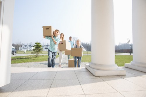 Moving truck loading process for a Richmond relocation