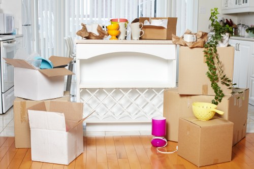Fragile item packing supplies and cardboard boxes in Richmond