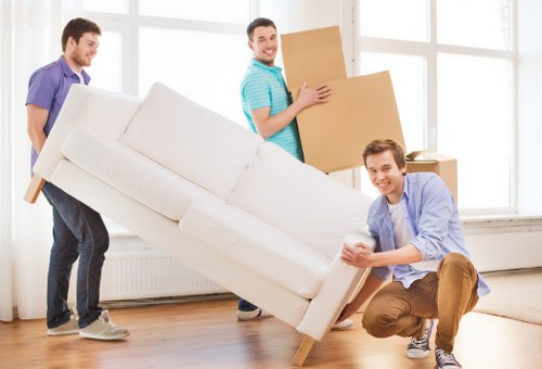 New office space setup after removals in Richmond