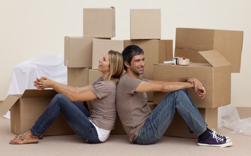 Packed moving truck ready for a Richmond relocation