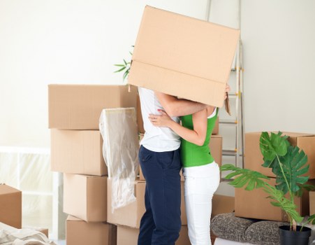 Local removal van prepared for a Richmond moving day