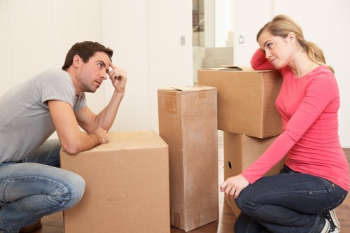 Careful packing and loading for household belongings