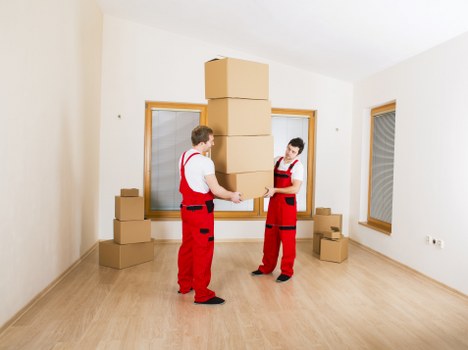 House removalists in Richmond navigating a narrow suburban street